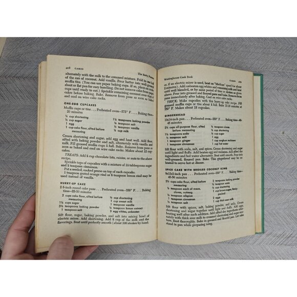 The Betty Furness Westinghouse Cookbook 1954 First Printing Hardcover Green - Picture 11 of 14